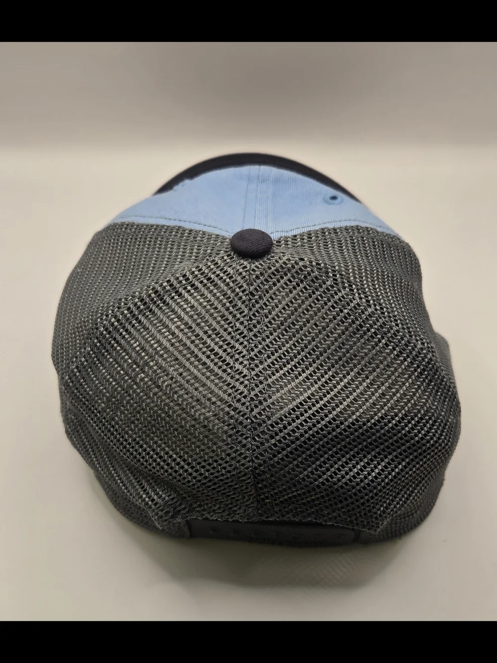 Austin Texas Richardson 111 Trucker Hat Blue Gray Mesh Snapback Patch.